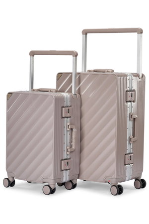 Limra LMA-1906 Polycarbonate Luggage Set, 2 Sizes, 4 Wheels - Brown product image 2