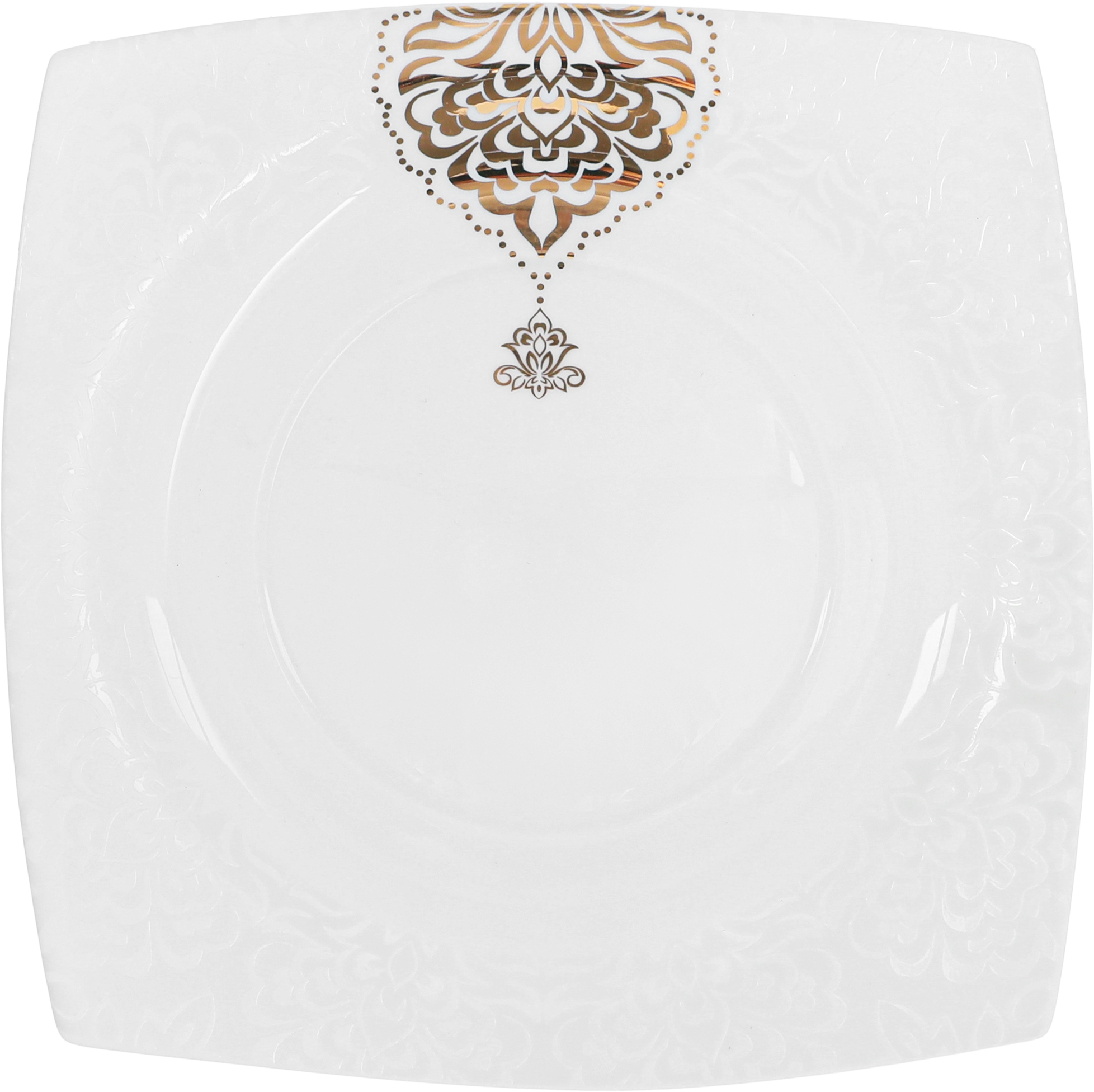 طقم سفرة بورسلان دانيا، 77 قطعة - ابيض ذهبي product image 15