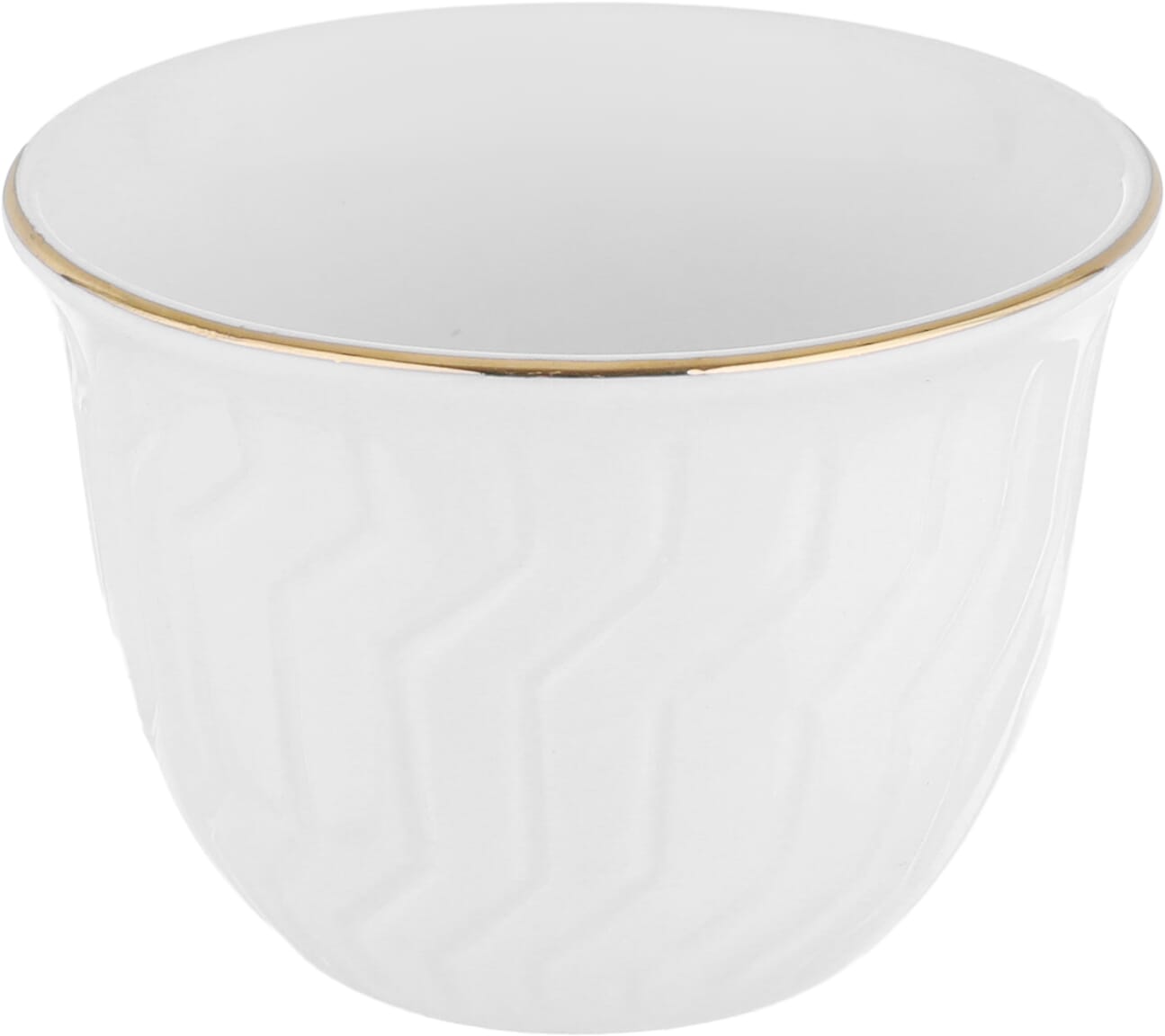 Al Saif Gallery porcelain coffee cup set, 12 pieces - white product image 2