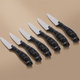 طقم سكاكين استيل السيف غاليري، 6 قطع - أسود product image 1
