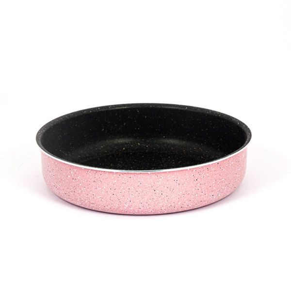 Al Saif Gallery granite tray, round, 32 cm - pink product image