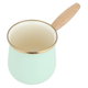 Al Saif Gallery Steel coffee pot, 650 ml, with wooden handle - light green product image 2
