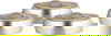 Al Saif Gallery Kanda 2 Case Set, 3 Pieces, Steel Inner Case, Oval - Silver Gold product image 1