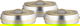 طقم حافظات كندة 2 السيف غاليري، 3 قطع، حافظة داخلية استيل، بيضاوي - فضي ذهبي product image 1