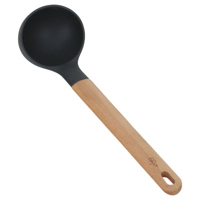مغرفة سيليكون السيف غاليري، يد خشب - أسود product image 2