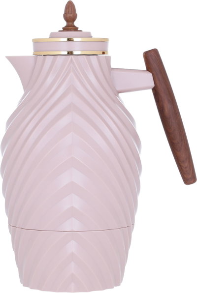 ترمس نورة إفرست، 1لتر، حافظة داخلية زجاج حراري - وردي product image 2