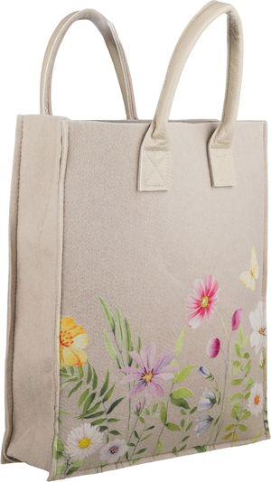 شنطة ترامس قماش السيف غاليري، 32x10x37 سم، نقش زهور - بيج product image 2