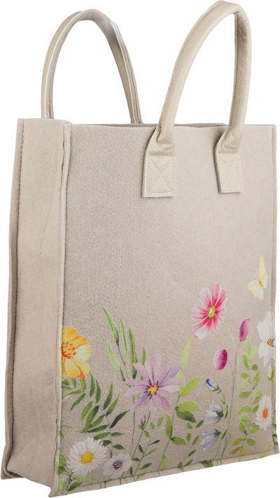 شنطة ترامس قماش السيف غاليري، 32x10x37 سم، نقش زهور - بيج product image 2