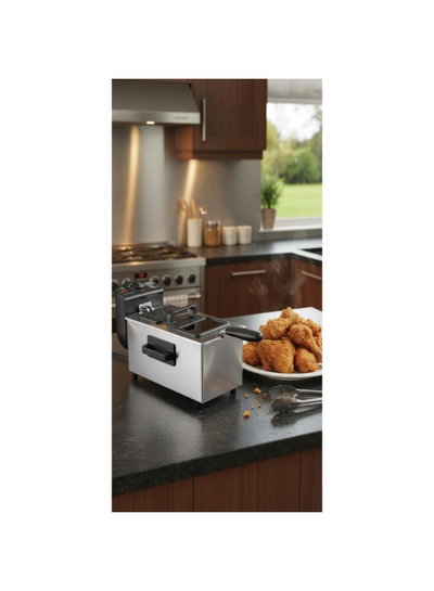 قلاية زيت تايفون، 2000 واط، 3 لتر، TY-04-002 - فضي اسود product image 3