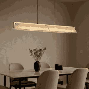 Norco Neoclassical Aluminum Acrylic Chandelier, 130x65 cm, 3000 Kelvin, 12W - Gold product image