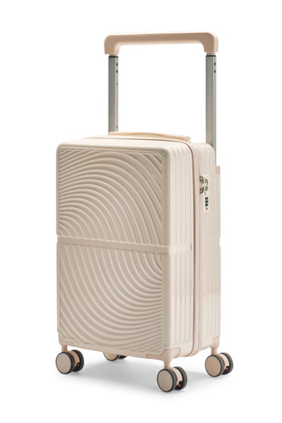 طقم شنط سفر بولي كربونات ليمرا، 20 24 بوصة، 4 عجلات، بزاوية 360 درجة، OT-9000 - بيج product image 3