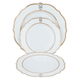 Al Saif Gallery Gold Embossed Porcelain Dinner Set, 65 Pieces - White product image 5