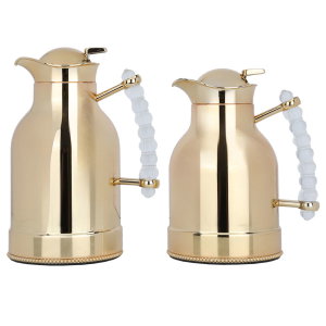 طقم ترامس استيل السيف غاليري فريدة، قطعتين، 0.7 / 1 لتر - ذهبي product image 2