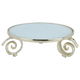 Al Saif Gallery steel sweet serving dish, 37 x 15 x 4 cm, circular, gold-white base product image 1