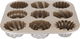 قالب كيك جرانيت ماريسا لونينا، 9 خانات، 23.5x23.5x3.5 سم - ذهبي product image 1