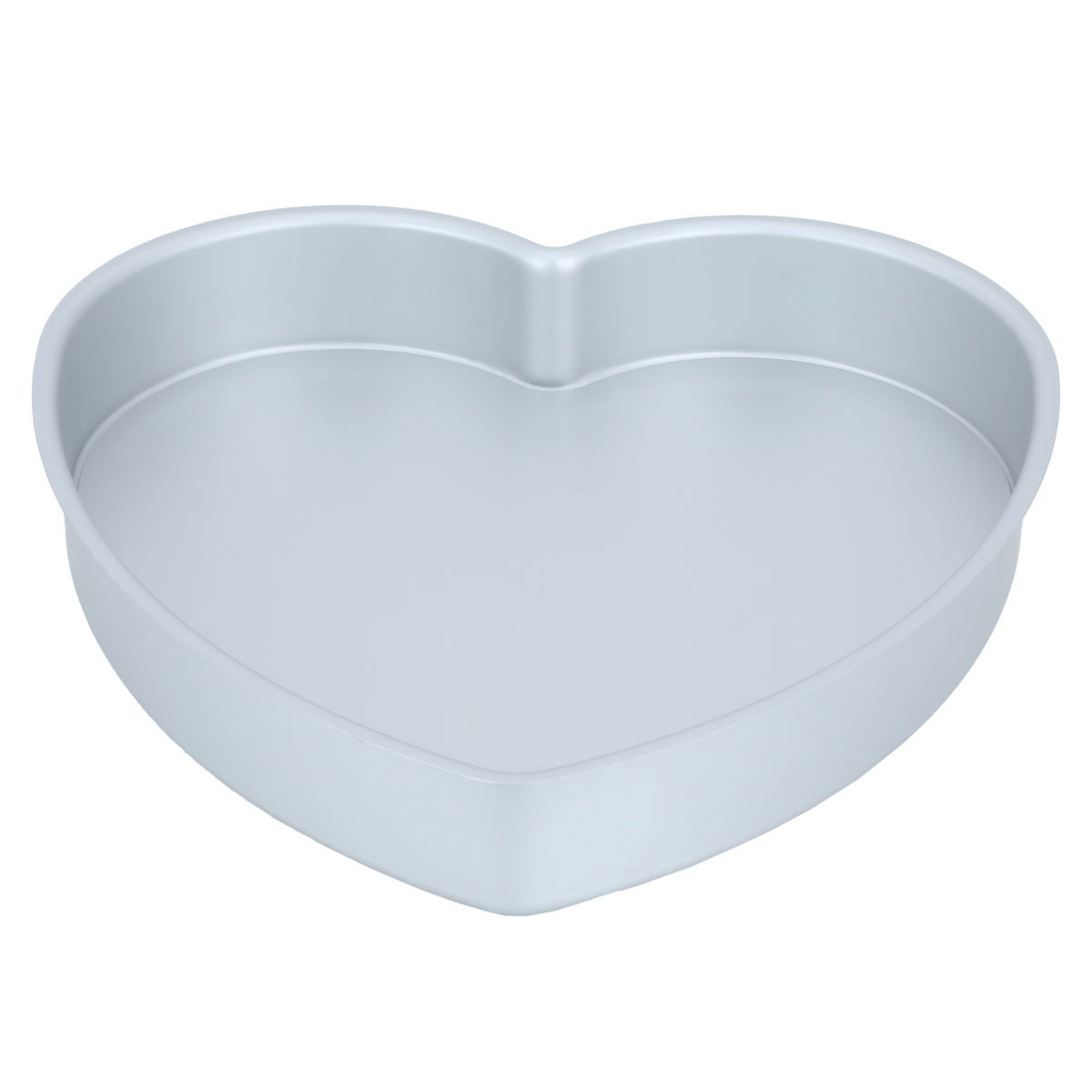 Al Saif Gallery Aluminum Cake Mold 12x2 Inch, Heart - Silver product image
