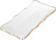 Al Saif Gallery glass sweet dish, 23 x 10 x 1.5 cm, rectangular, small - clear product image 1