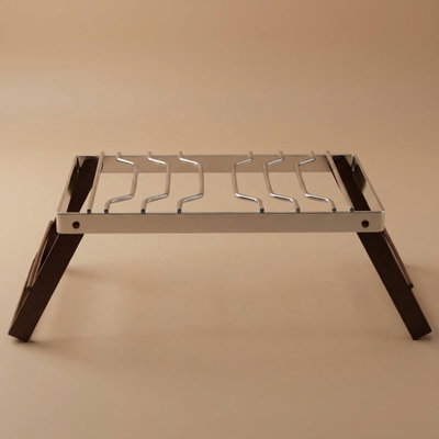 كرسي نار مجلفن حديد مطلي برق الحيا السيف غاليري، 20×30 سم - رمادي product image 1