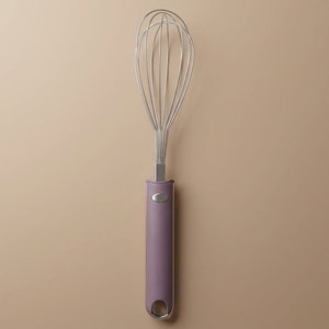 Al Saif Gallery steel whisk, with plastic handle - purple product image