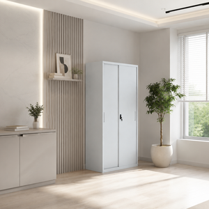 دولاب ملفات معدن، 185×85×40 سم - رمادي product image