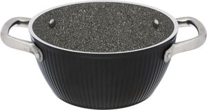 طقم قدور جرانيت فالز، 9 قطع، يد استيل - أسود product image 3