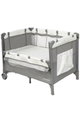 سرير اطفال فان مومنت، 100×70 سم، قابل الطي - رمادي product image 2