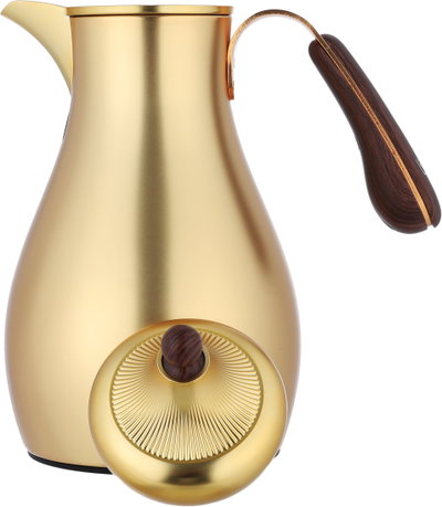 Al Saif Gallery Sama Thermos Set, 0.7/1 Liter, 2 Pieces, Inner Glass Container, Stainless Steel Outer Body - Gold product image 10