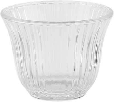 طقم فناجين وبيالات مع صحون زجاج، 12 قطعة، 60/80 مل - شفاف product image 3