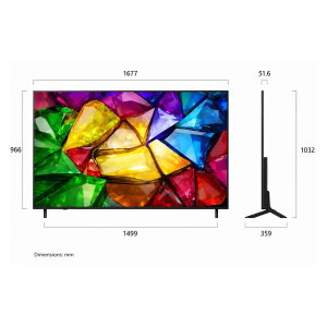 LG 75MRGB85B6C Mini RGB smart TV, 75 Inch, 4K, 144Hz - Black product image 2