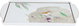 صينية تقديم تغريد بورسلان السيف غاليري، 48×28.7×3.8 سم، مستطيلة، نقش عصفو ر - أبيض product image 1