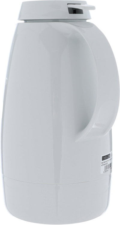 Helios thermos, 1.3 liters, thermal glass inner shell, plastic outer shell - white product image 4