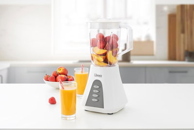 خلاط كهربائي جانو، 450 واط، 1.5 لتر، سرعتين، مطحنة JN06005 - ابيض product image 2