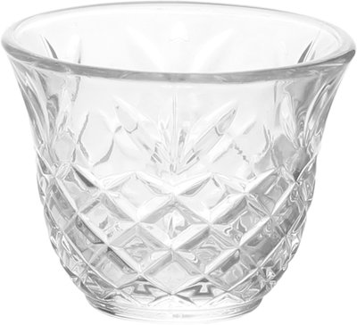 طقم تقديم بيالات وفناجين زجاج السيف غاليري، 11.5 سم، 18 قطعة، صحون - شفاف product image 2