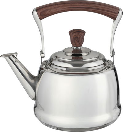 إبريق شاي استيل السيف غاليري، يد خشبي 1.5 لتر- فضي product image 1