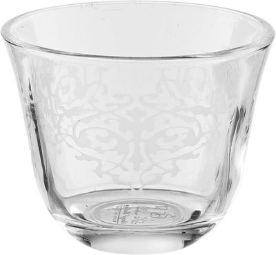 Al Saif Gallery glass Arabic coffee cups set, 6 pieces - transparent product image 2