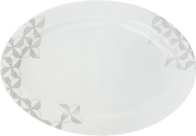 طقم سفرة بورسلان زجاج السيف غاليري، 61 قطعة، منقوش - ابيض شفاف product image 2