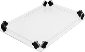 طقم طوفريات أكرليك السيف غاليري، 2 قطعة، مستطيل - شفاف product image 2