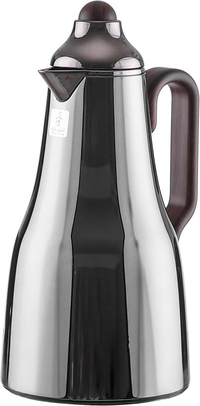 Al Saif Gallery Abq Thermos Set, 1/0.7 L, Glass Inner Material, Tufriya - Transparent Black product image 9