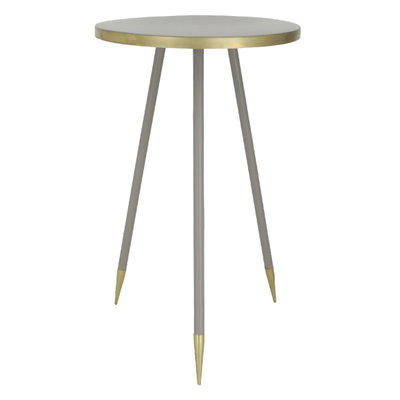 Al Saif Gallery steel table, round, base - gold product image 1