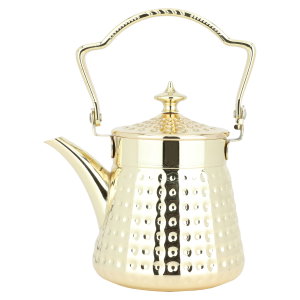 Alsaif GalleryAl Saif Gallery Steel Teapot, Size 0.70 Liter - Gold product image