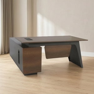 مكتب مودرن خشب MDF، 80×160×75 سم - بني product image 2