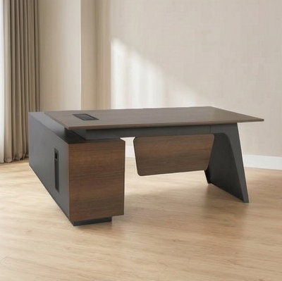مكتب مودرن خشب MDF، 80×160×75 سم - بني product image 2