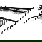 ستاند صحون استيل السيف غاليري، دورين - أسود product image 1