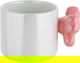 AL Saif Gallery Ceramic Mug, 360 ml - White Pink product image 1