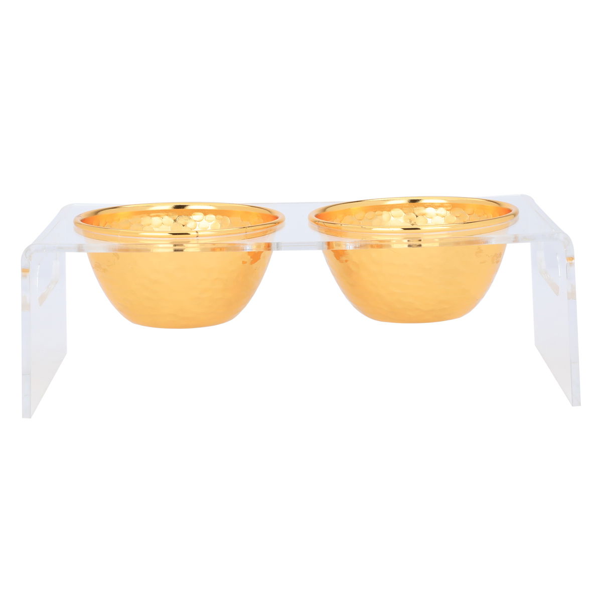 صحن مكسرات استيل السيف غاليري ،بقاعدة اكرلك - ذهبي product image 2
