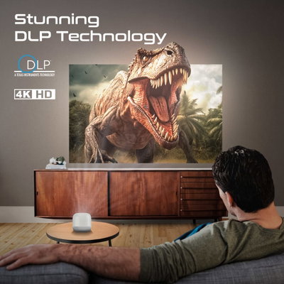جهازعرض محمول بروميت، اندرويد 13، 4k، يدعم البلوتوث - ابيض product image 4