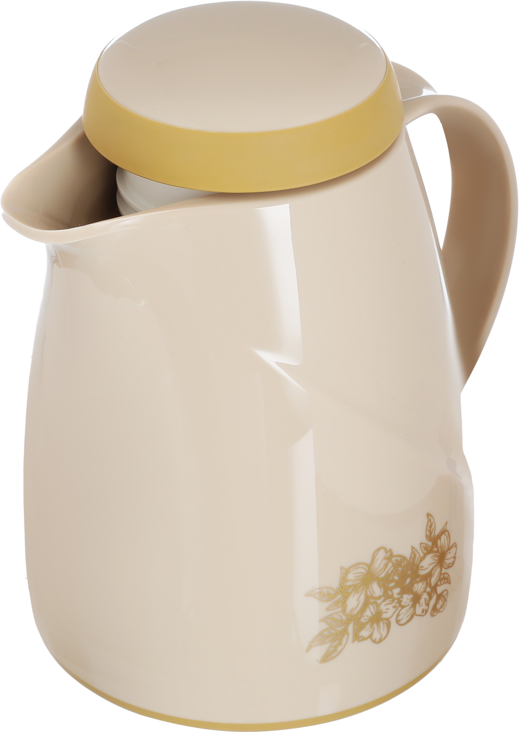 Helios thermos, 0.3 liters, thermal glass inner container, plastic outer shell - beige product image 2