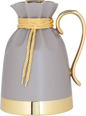ترمس بلقيس إفرست، 1 لتر، حافظة داخلية زجاج حراري - رمادي ذهبي product image 2