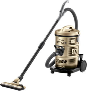 مكنسة كهربائية برميل هيتاشي، 2200 واط، 21 لتر، CV-970YTG - اسود ذهبي product image
