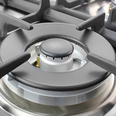 موقد غاز سطحي أريستون، 6 عيون، استيل، 90 سم، AM96T0GMIXSA - فضي product image 6